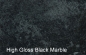 Mobile Preview: High Gloss Black Marbel  Finish Freeplay Winner UK 8 Ball Pool Table 7ft (213cm)